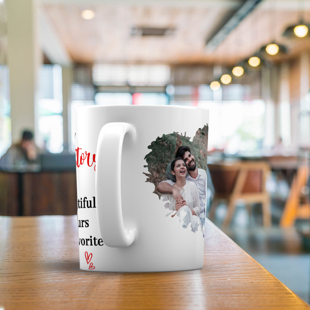 Couple love story mug