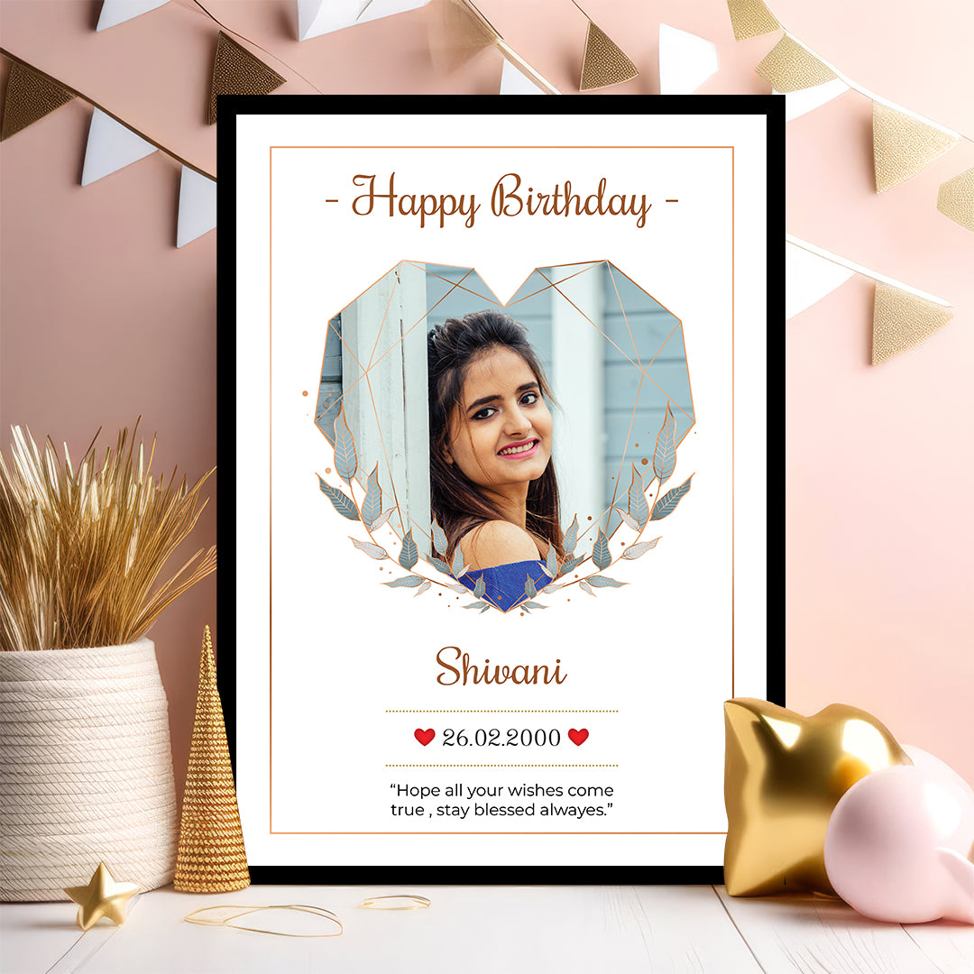 Birthday photo frame-15