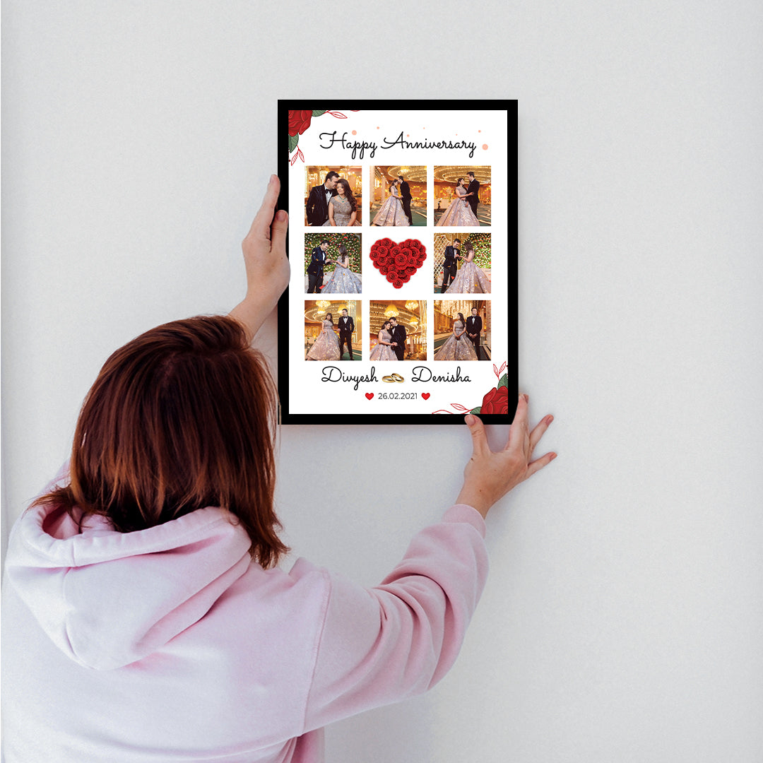 Anniversary photo frame-18