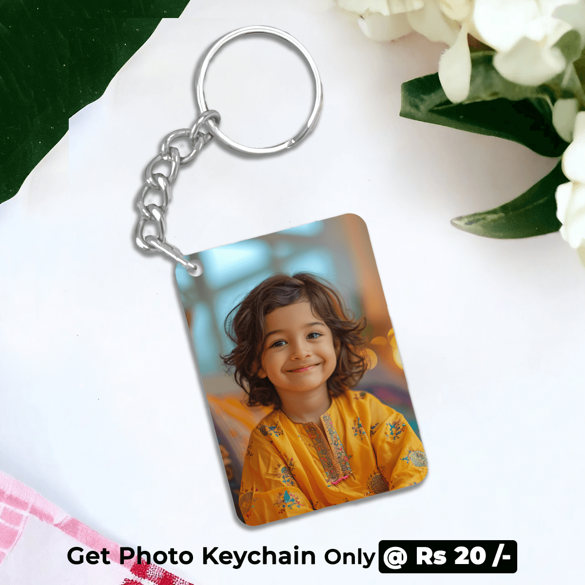 Customized Round Acrylic Photo Night Lamp