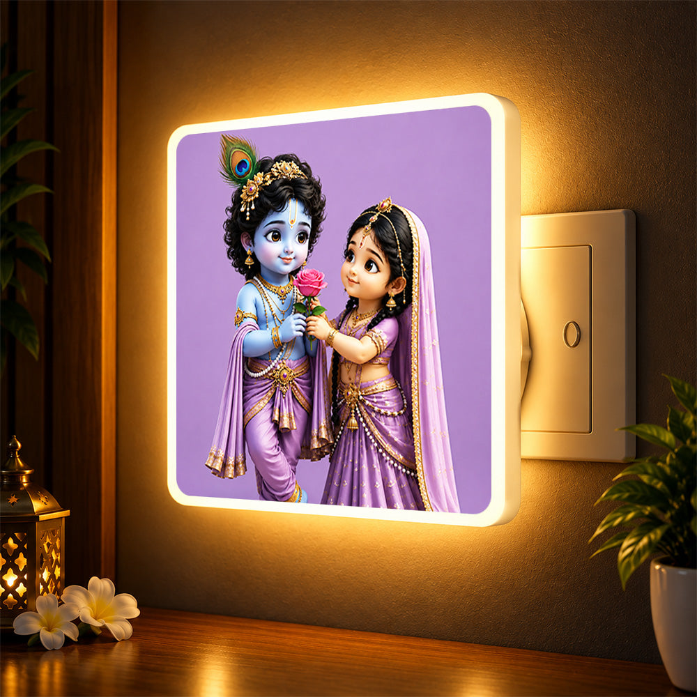 Radha Krishna Night Lamp