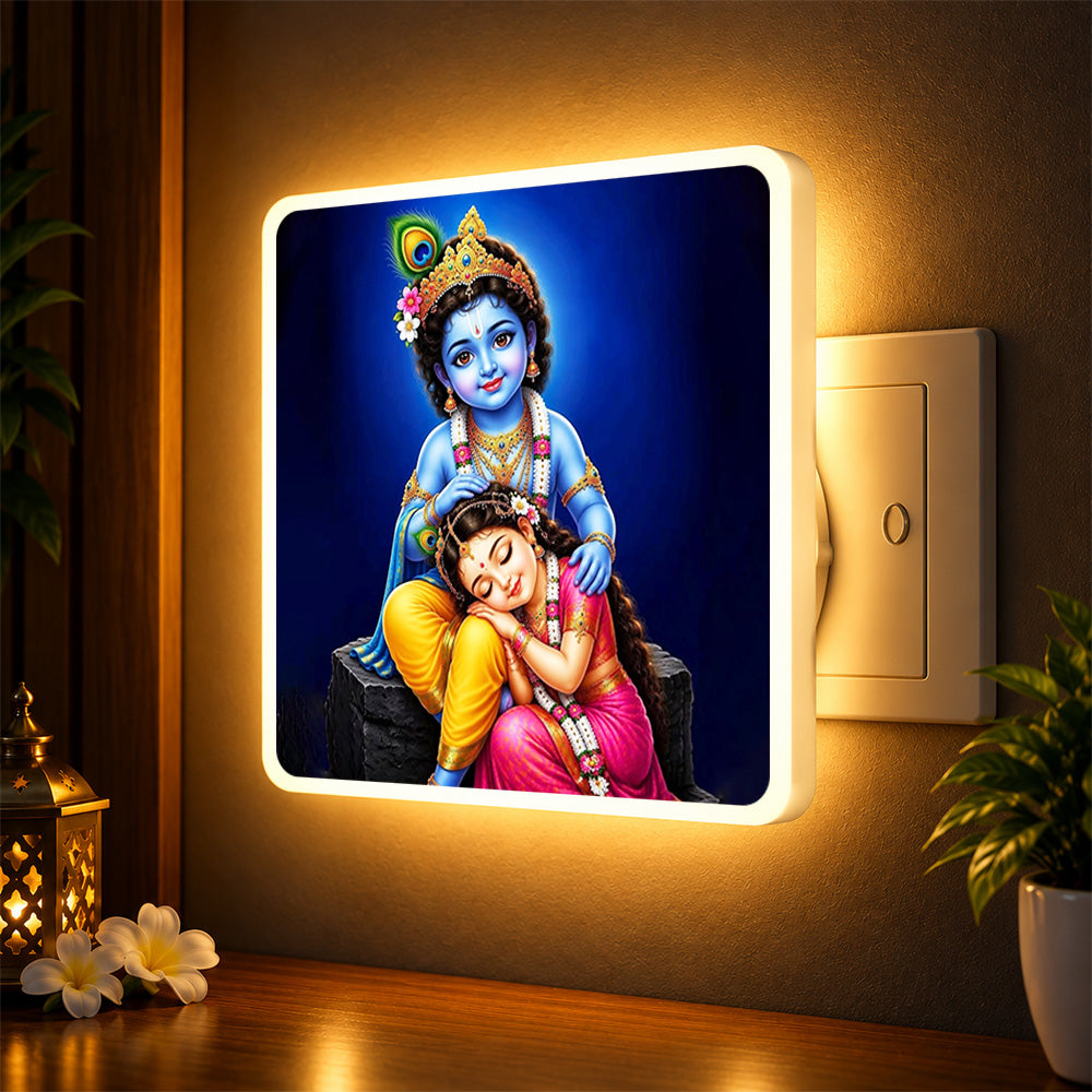 Radha Krishna Night Lamp