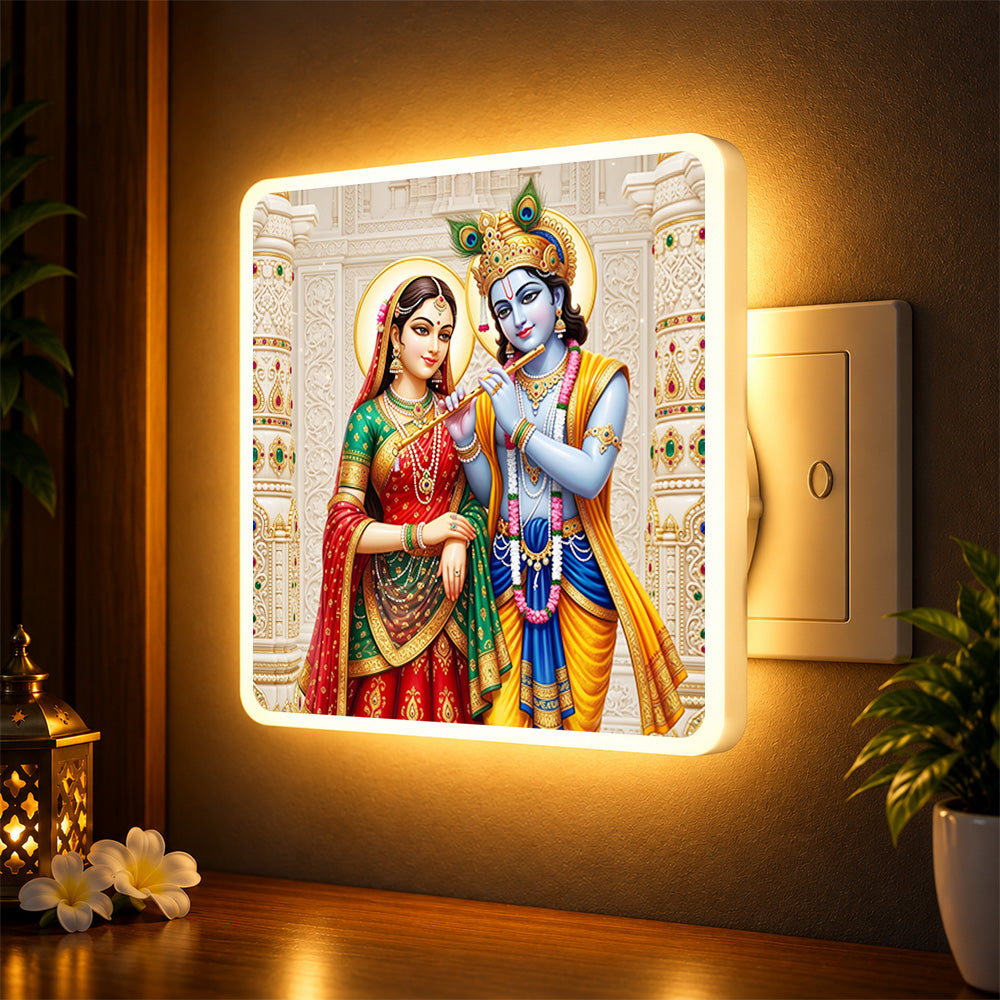 Radha Krishna Night Lamp
