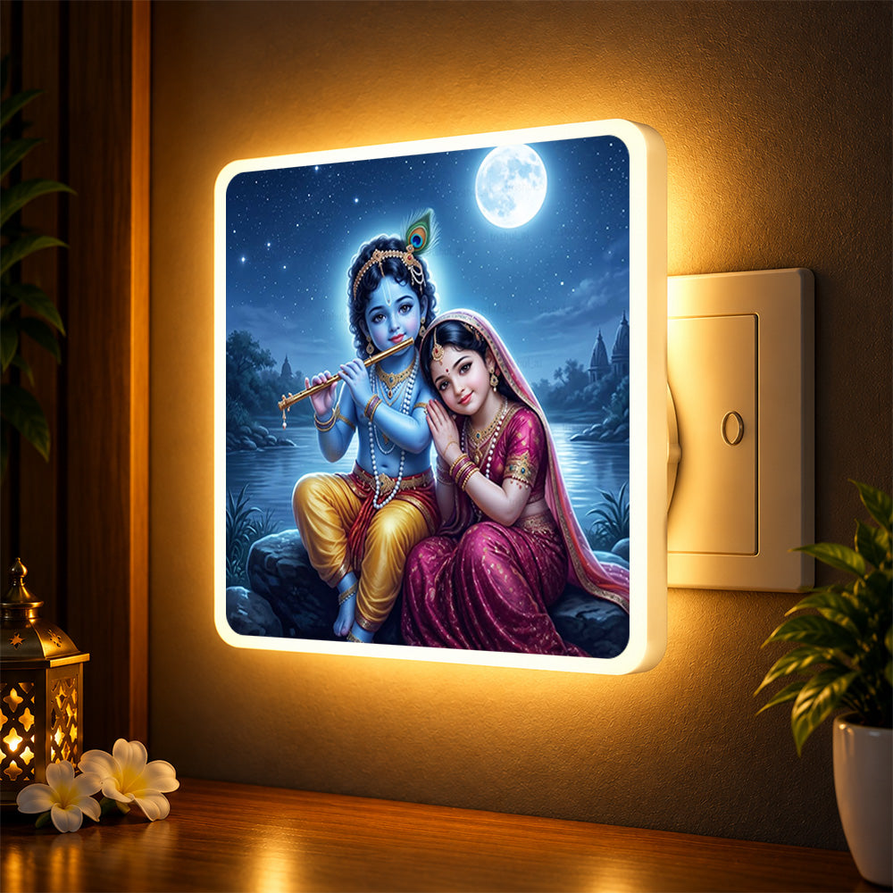 Radha Krishna Night Lamp