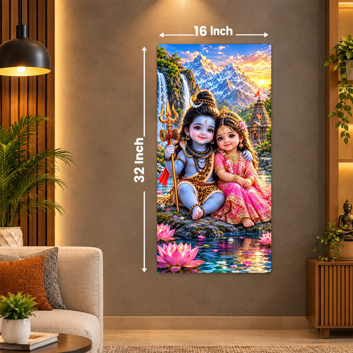 Little Mahadev & Parvati Ji Poster