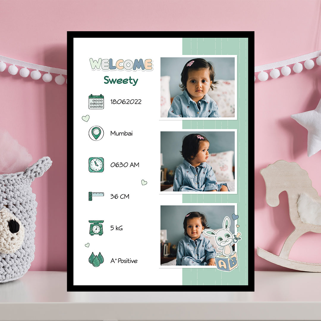 New born baby photo frame-11