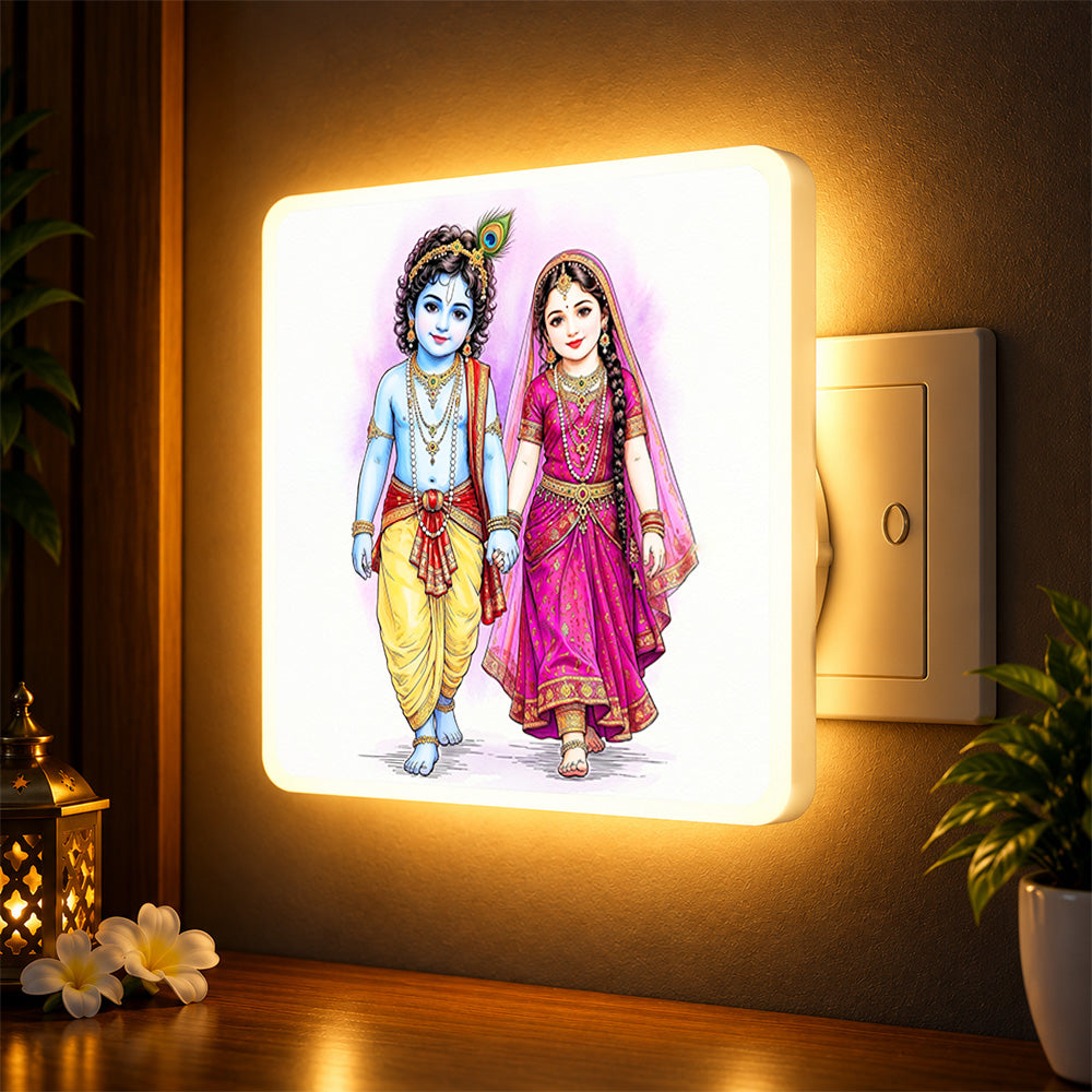 Radha Krishna Night Lamp