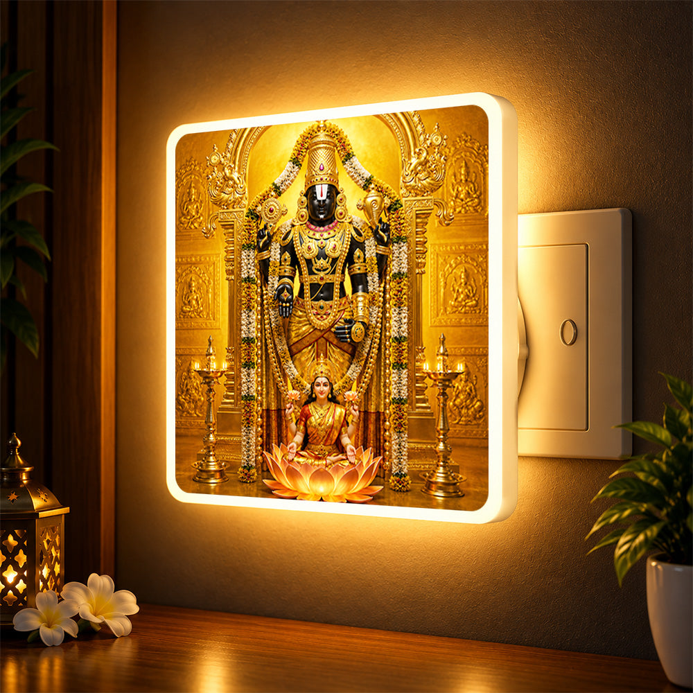 Venkateswara With Laxmiji Night Lamp