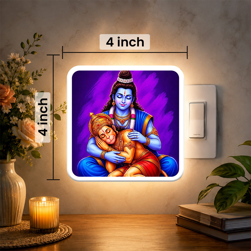Shri Ram & Hanuman Ji Night Lamp