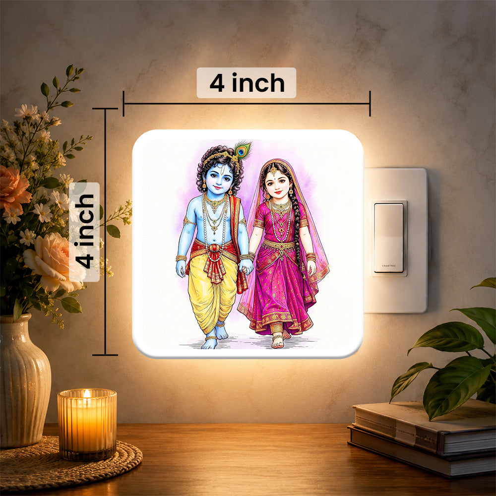 Radha Krishna Night Lamp