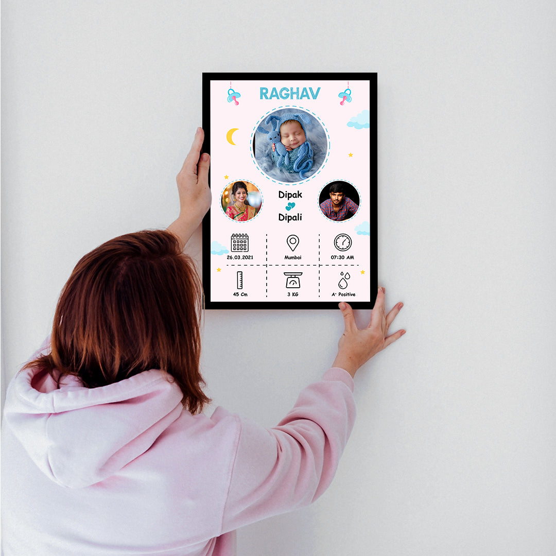 New born baby photo frame-14