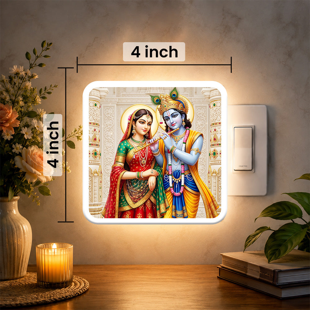 Radha Krishna Night Lamp