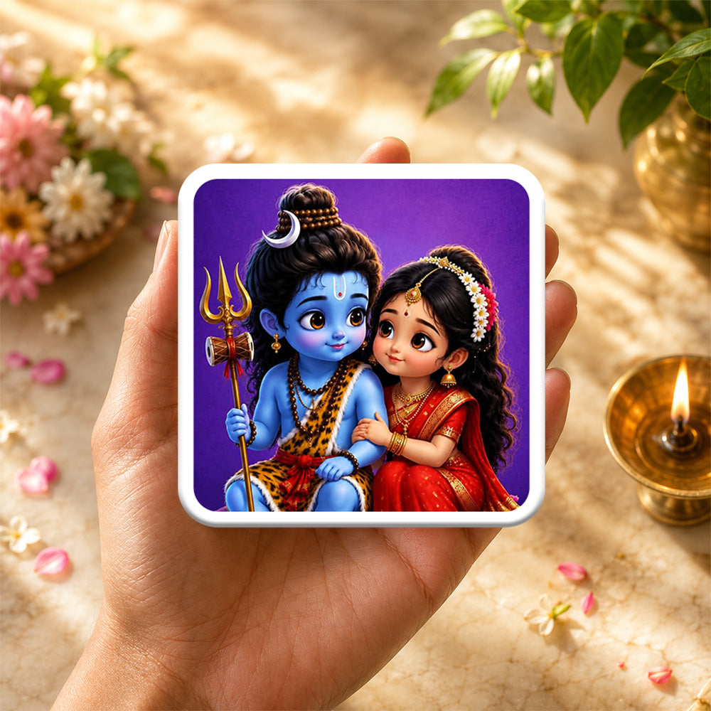 Little Mahadev & Parvati Night Lamp