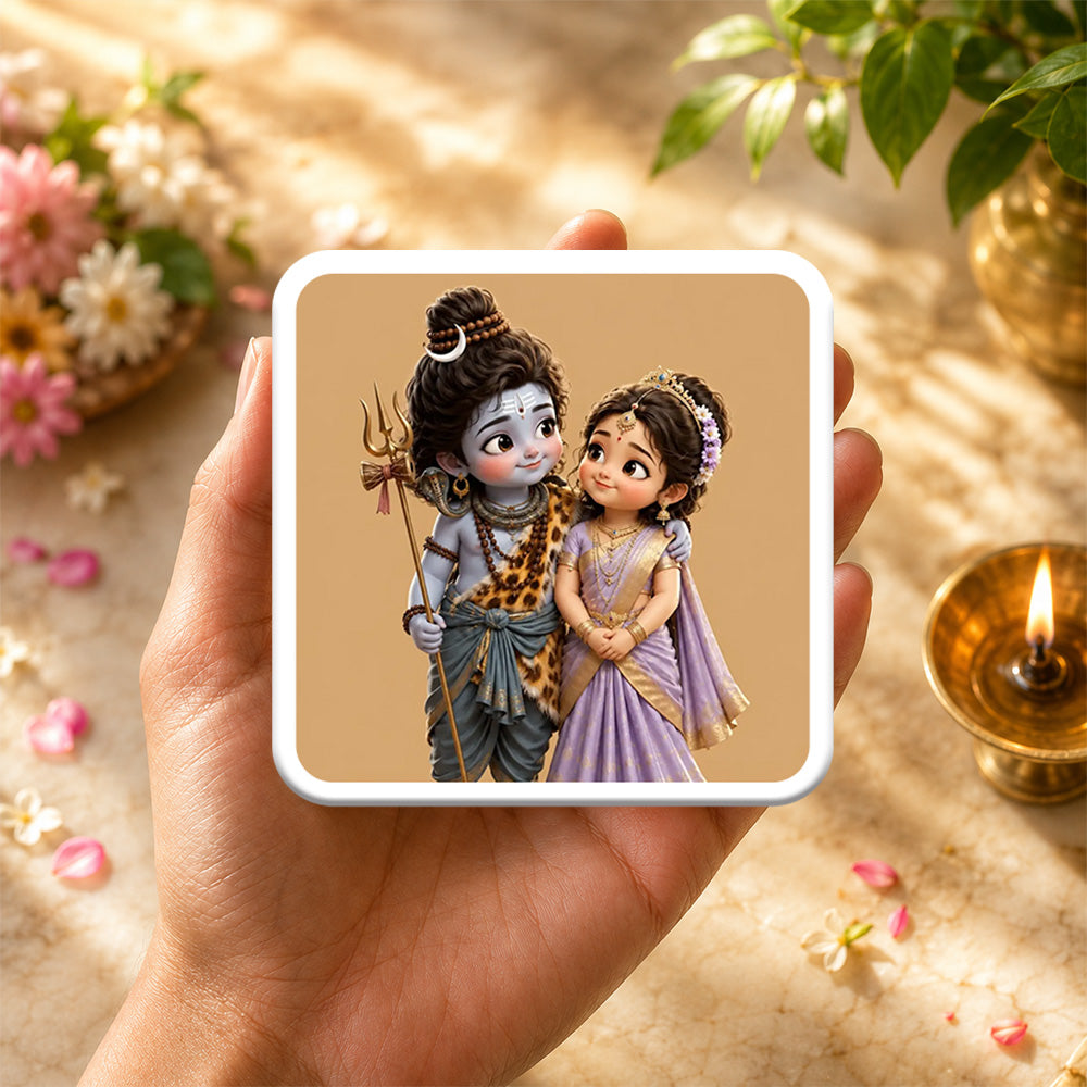 Little Mahadev & Parvati Night Lamp