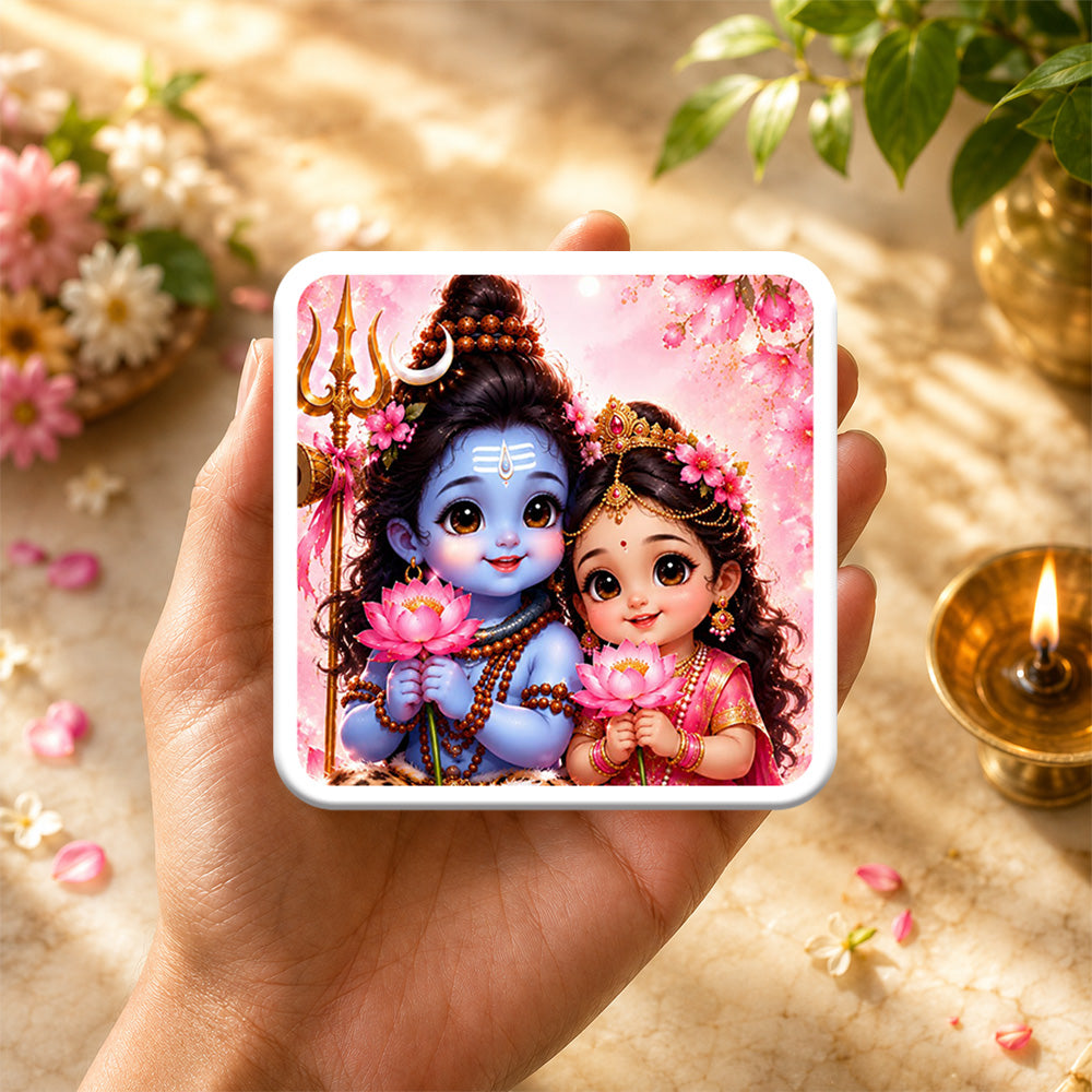 Little Mahadev & Parvati Night Lamp