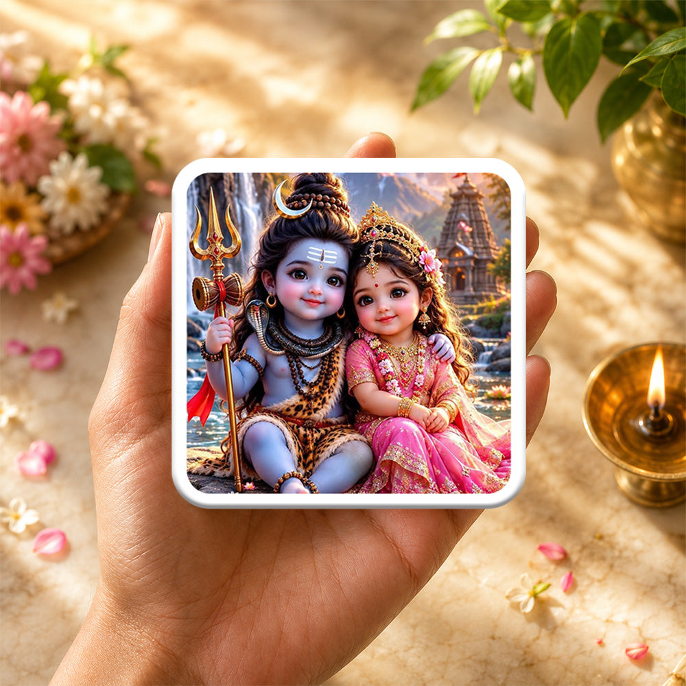 Little Mahadev & Parvati Night Lamp
