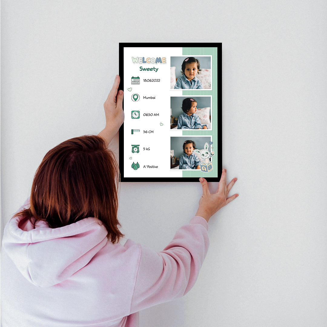 New born baby photo frame-11