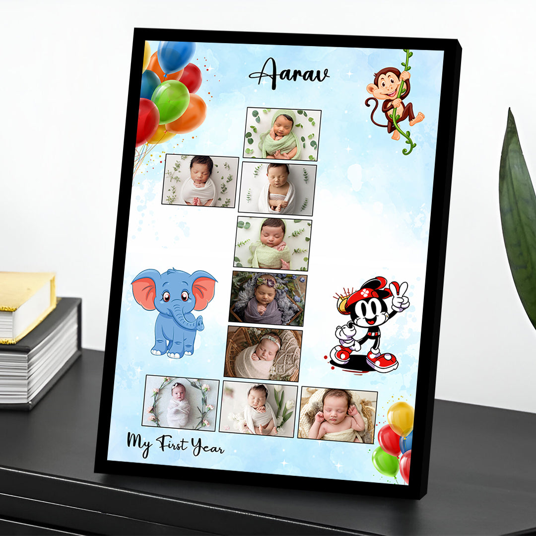 12 Month baby photo frame-09