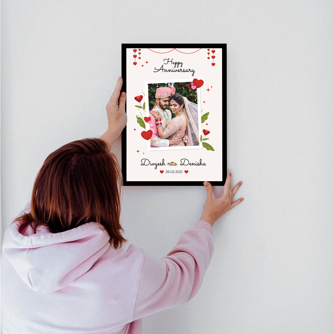 Anniversary photo frame-09