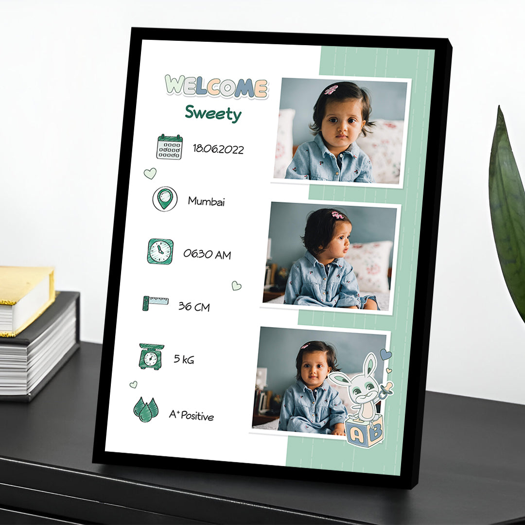 New born baby photo frame-11