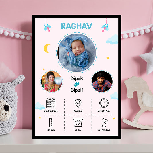 New born baby photo frame-14