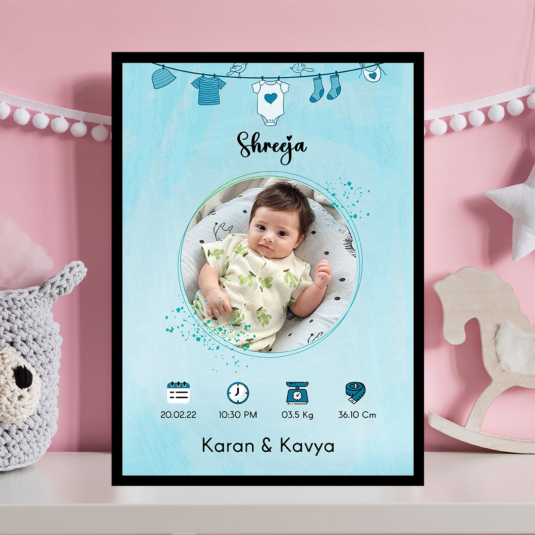 New born baby photo frame-10