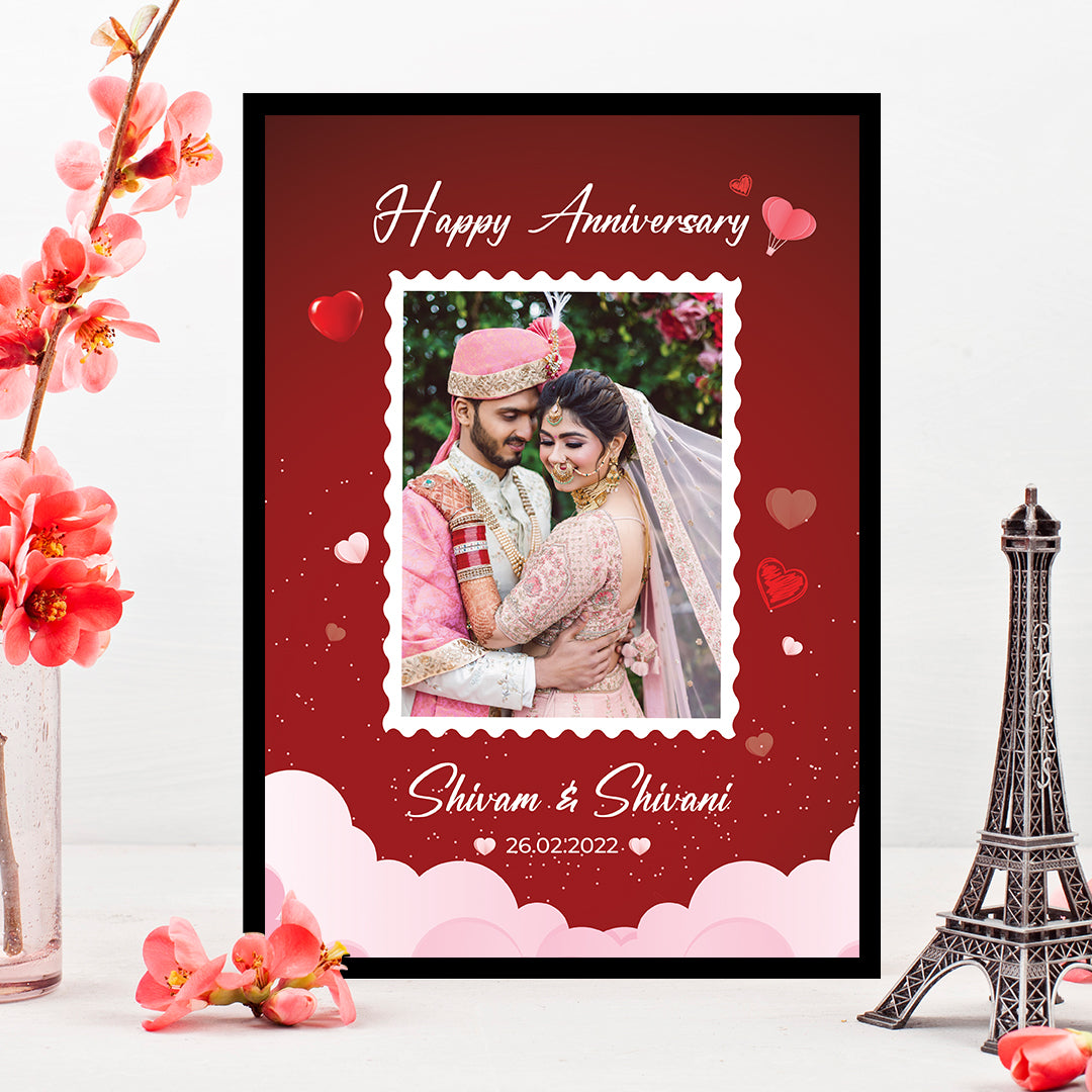 Anniversary photo frame-12