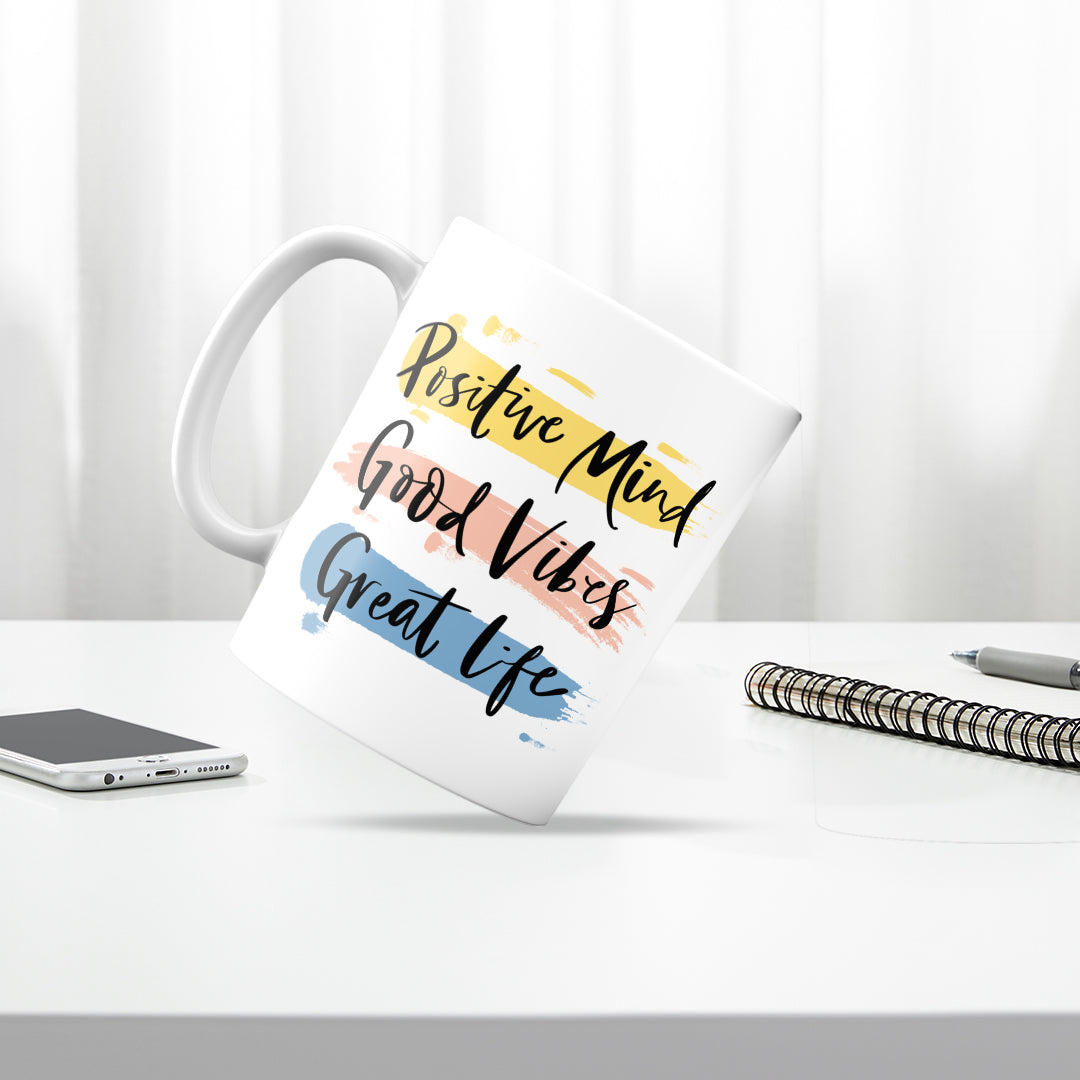 Positive mind mug