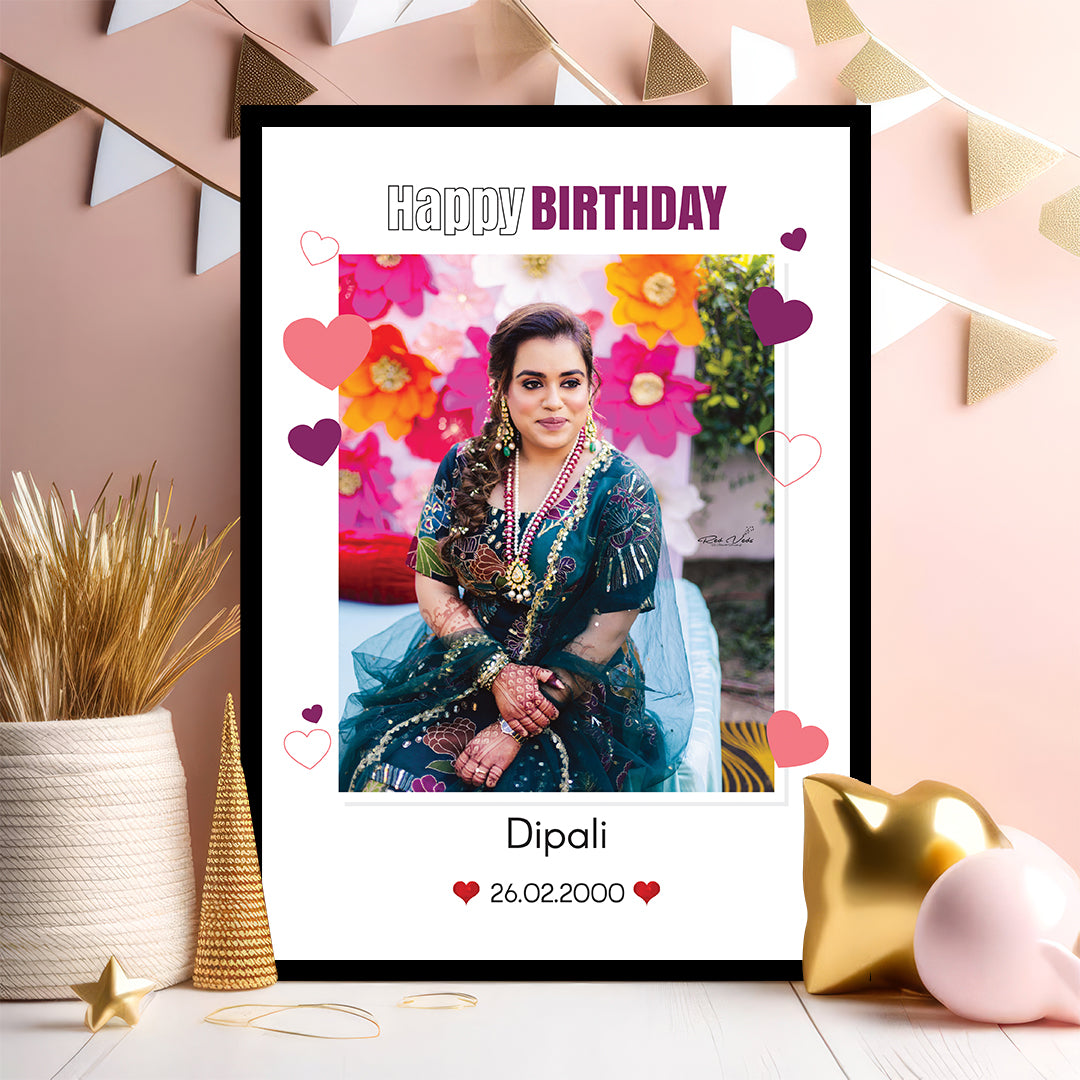 Birthday photo frame-13