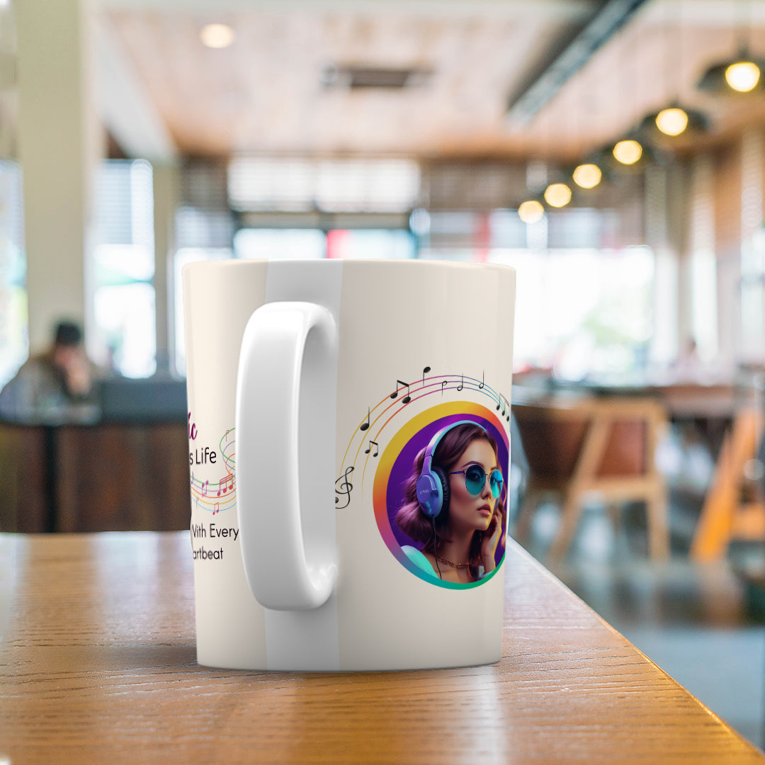 Music is life mug