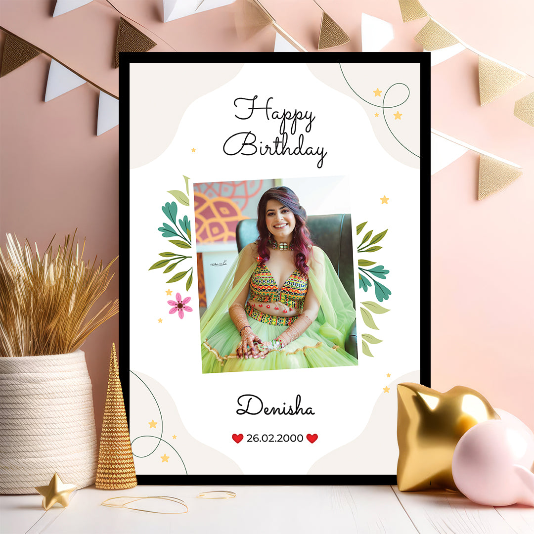 Birthday photo frame-14