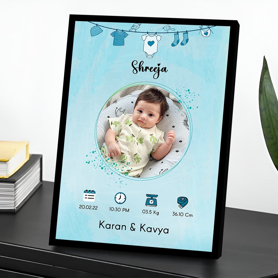 New born baby photo frame-10