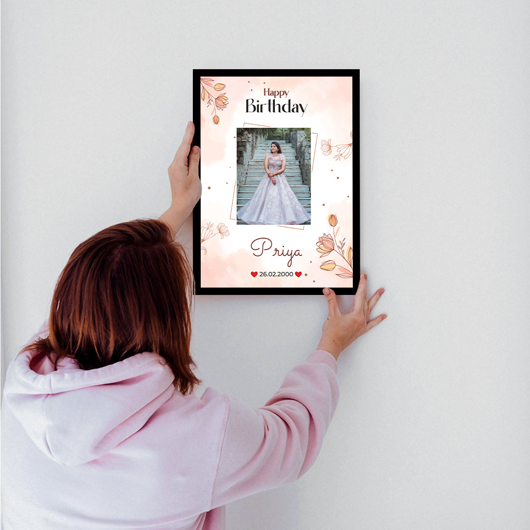 Birthday photo frame-17