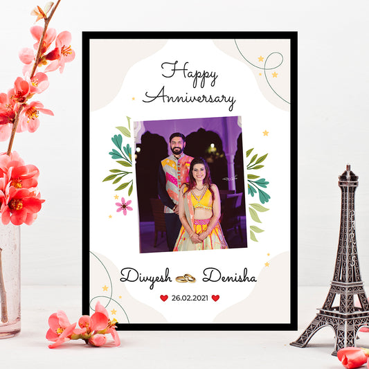 Anniversary photo frame-14