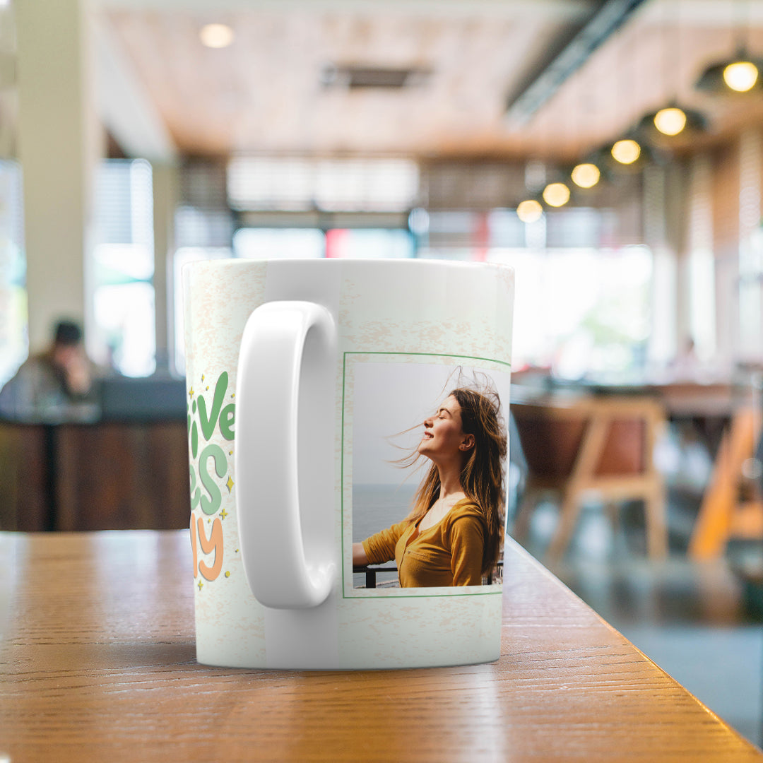 Positive vibes only mug