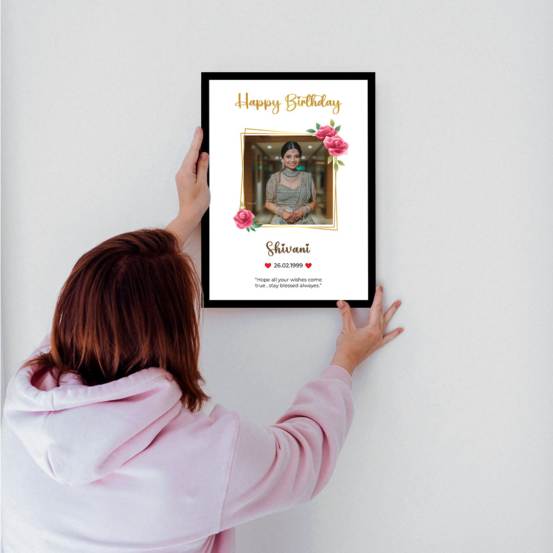 Birthday photo frame-18