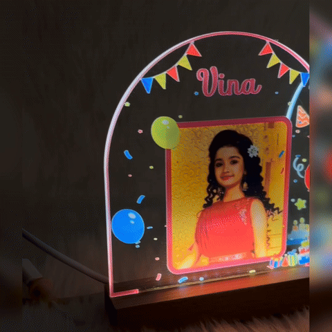 Customized Acrylic Photo Night Lamp