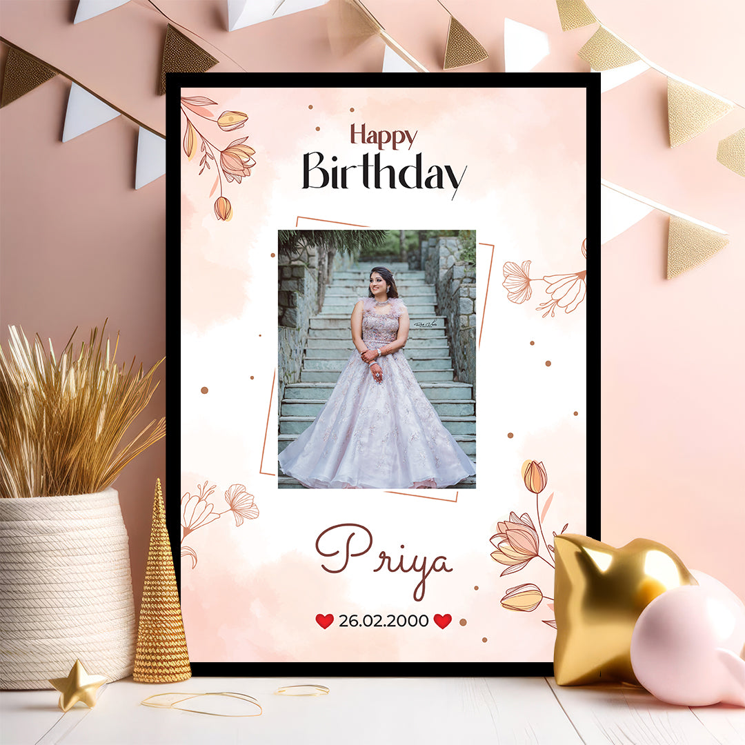 Birthday photo frame-17