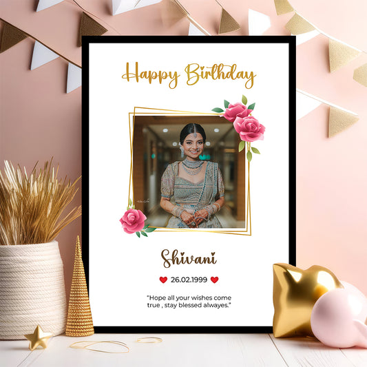Birthday photo frame-18