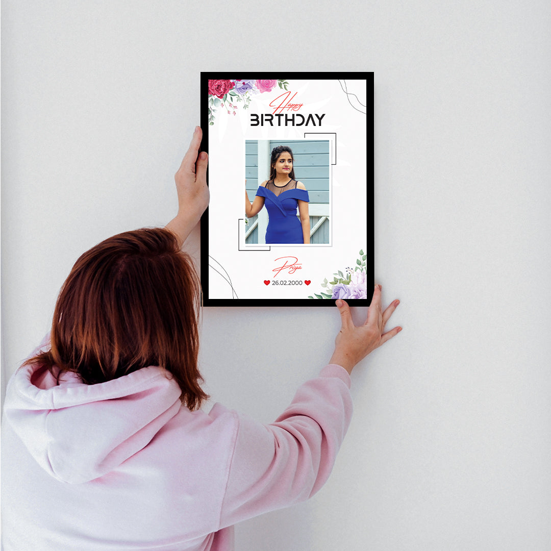 Birthday photo frame-21