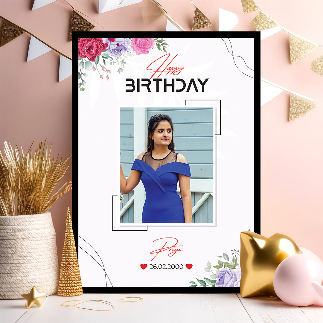 Birthday photo frame-21