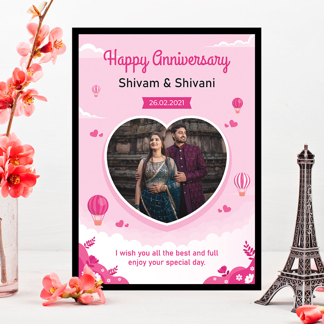 Anniversary photo frame-23