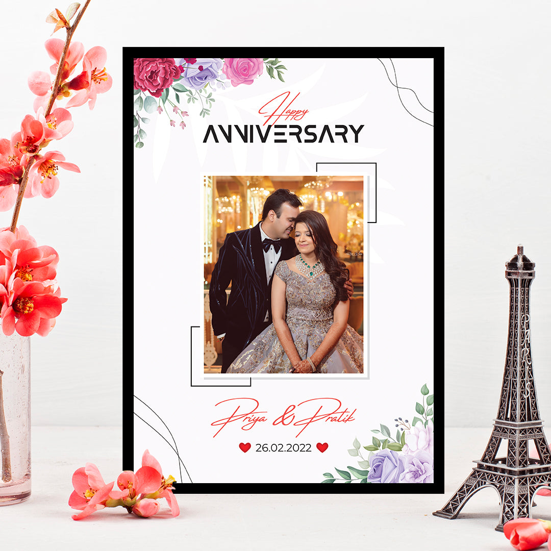 Anniversary photo frame-25