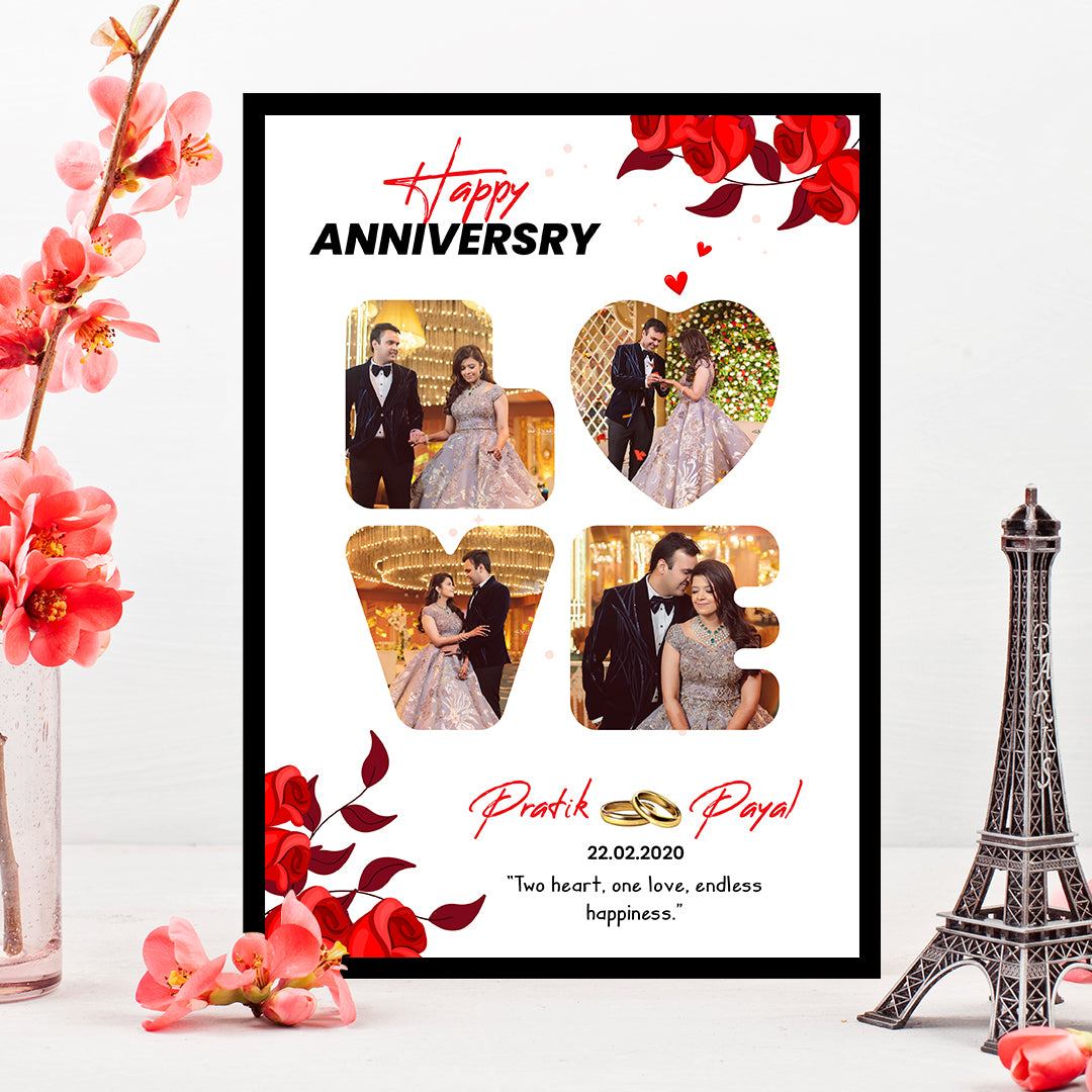 Anniversary photo frame-26