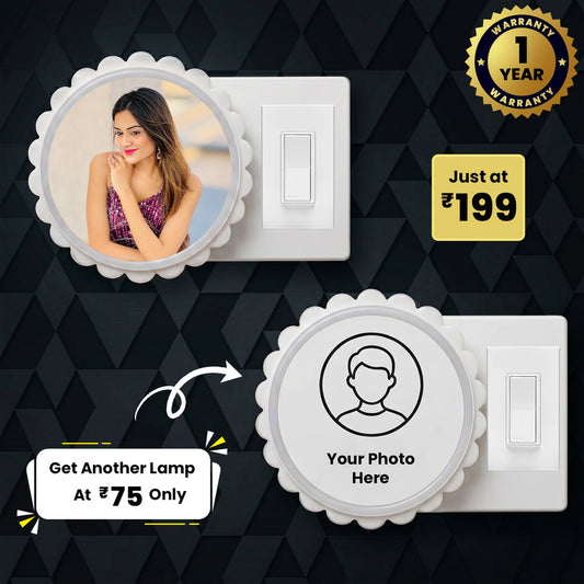 Customised Round Photo Night Lamp